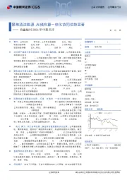 协鑫能科2024年中报点评:聚焦清洁能源,光储充算一体化协同优势显著