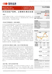 风电迎投产高峰,业绩增长确定性强