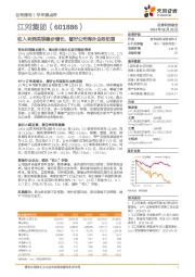 收入利润实现稳步增长，看好公司海外业务拓展