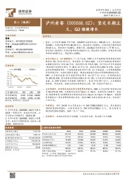 坚定长期主义，Q2稳健增长