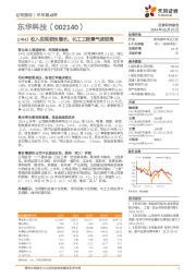 24H1收入实现较快增长，化工工程景气度较高