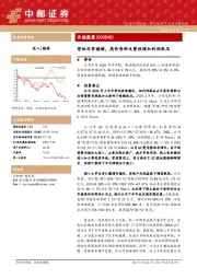 营收非常稳健，高价原料及费投增加利润承压