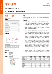 H1业绩承压，期待H2修复