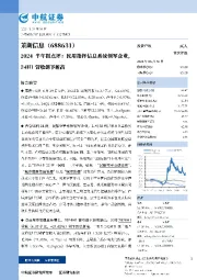 2024半年报点评:民用指挥信息系统领军企业,24H1营收业绩创下新高