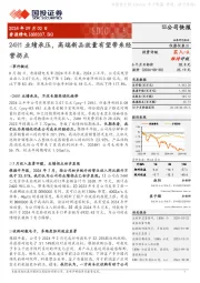 24H1业绩承压，高端新品放量有望带来经营拐点