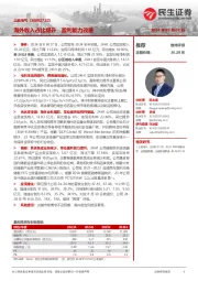 海外收入占比提升，盈利能力改善