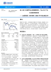 2024年中报业绩点评:核心客户放量带动业绩稳健增长,Tier 0.5平台化战略持续推进