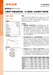 大额资产减值拖累业绩，大力推进BC电池组件产能布局