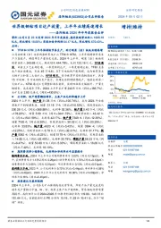 2024 年半年度报告点评:世界级铜钴项目达产放量,上半年业绩高速增长