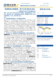 安泰科技2024年半年度报告点评:难熔钨钼业绩稳增,新产品布局初见成效