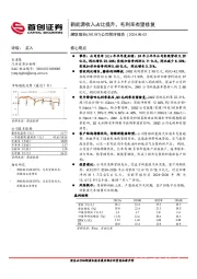新能源收入占比提升,毛利率有望修复