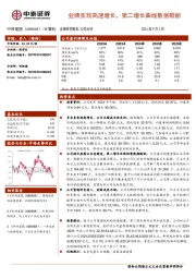 业绩实现高速增长,第二增长曲线数据靓丽