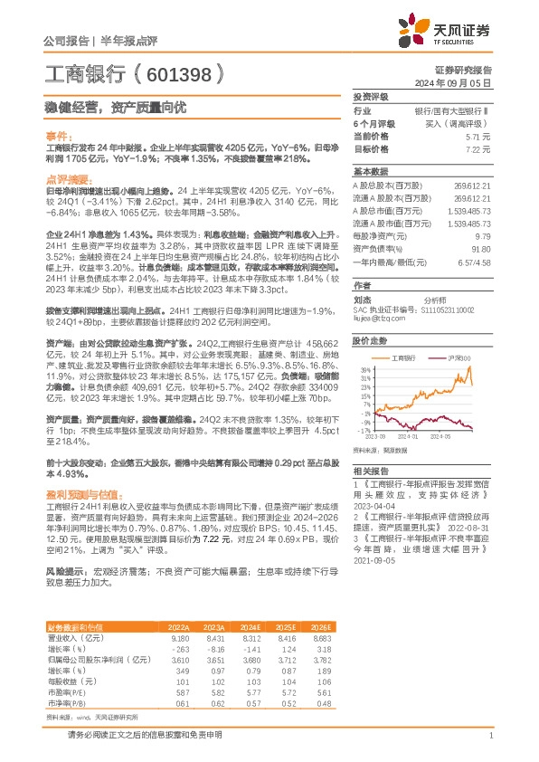 稳健经营，资产质量向优