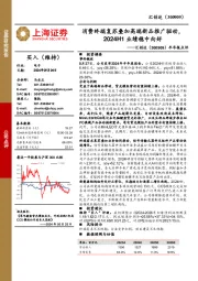 半年报点评:消费终端复苏叠加高端新品推广驱动,2024H1业绩稳中向好