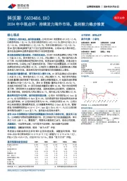 2024年中报点评:持续发力海外市场,盈利能力稳步修复