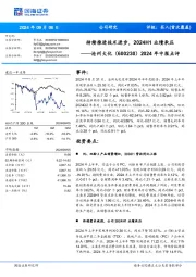 2024年中报点评:持续推进技术进步,2024H1业绩承压