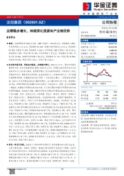 业绩稳步增长,持续深化资源和产业链优势