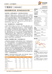 强国资背景护航发展，数字物流业务成长可期