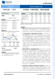 外销高增,内销保持稳定,整体经营稳健