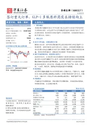 签订重大订单，GLP-1多肽原料药需求持续向上