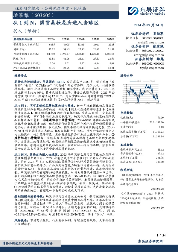 从1到N，国货美妆龙头进入击球区