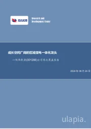 公司首次覆盖报告:成长空间广阔的区域煤电一体化龙头