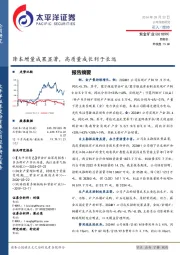 降本增量成果显著，高质量成长利于长远