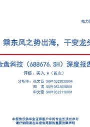 深度报告:金盘科技:乘东风之势出海,干变龙头扶摇直上