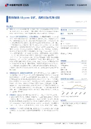 收购加纳Akyem金矿，战略目标实现可期