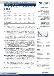 2024年三季报点评:Q3业绩超预期,镍出货增量显著