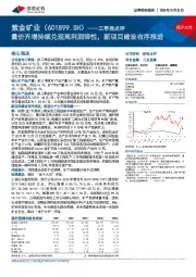 三季报点评：量价齐增持续兑现高利润弹性，新项目建设有序推进
