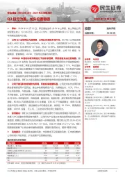 2024年三季报点评:Q3扭亏为盈,龙头位置稳固