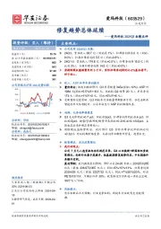 爱玛科技2024Q3业绩点评：修复趋势总体延续