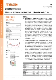 国内以太网交换机芯片领军企业,国产替代空间广阔