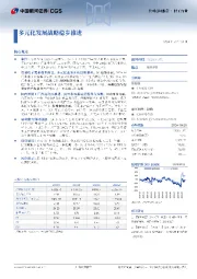 多元化发展战略稳步推进