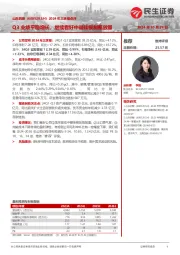 2024年三季报点评:Q3业绩平稳增长,继续看好中硼硅模制瓶放量