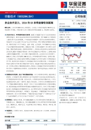 多业务齐发力，2024年Q3单季度营收创新高