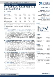 2024年三季报点评:民用业务快速增长,宏山公司步入发展快车道
