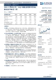 2024三季报点评:24Q3储能高增盈利坚挺,微逆组串略有下滑
