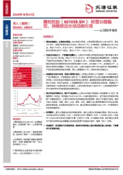 公司简评报告:经营业绩稳固,持续推进全球战略布局