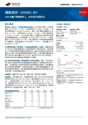 24Q3电量下降影响收入,在手项目资源充足
