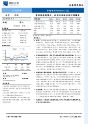 营收保持高增长,新项目爬坡拉低利润增速