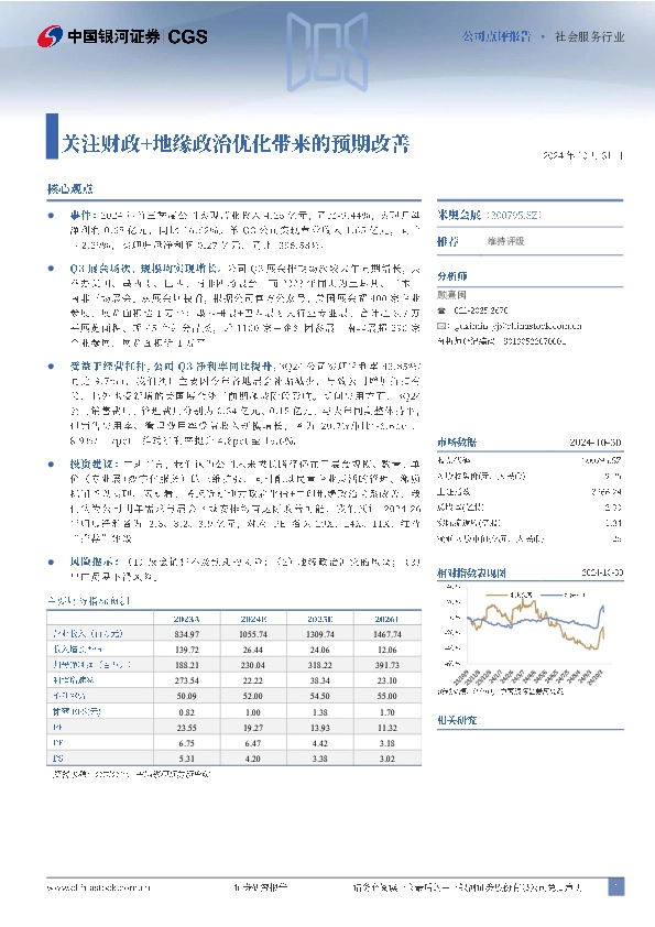 关注财政+地缘政治优化带来的预期改善