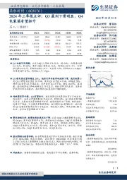 2024年三季报点评:Q3盈利下滑明显,Q4包装箔有望扭亏