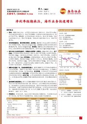 2024年三季报点评：净利率短期承压，海外业务快速增长