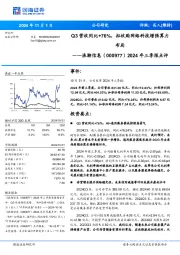 2024年三季报点评:Q3营收同比+76%,拟收购网络科技增强算力布局