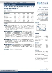 2024三季报点评:24Q3微逆环比持平,工商储放量推动业绩增长