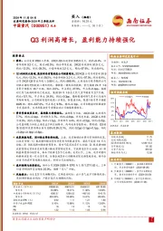 2024年三季报点评:Q3利润高增长,盈利能力持续强化