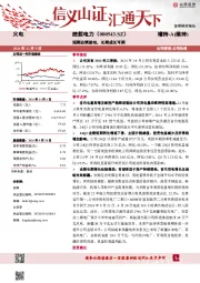 短期业绩波动，长期成长可期