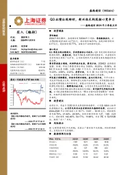 盛路通信2024年三季报点评:Q3业绩出现转好,新兴技术构筑核心竞争力